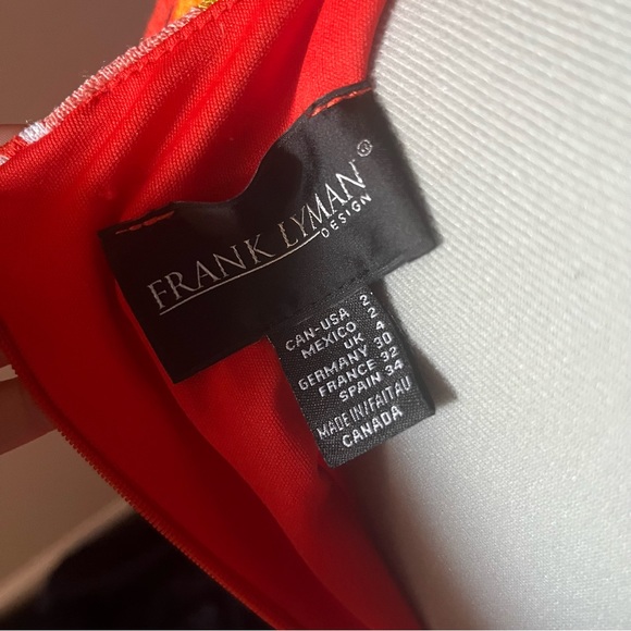 Vintage 70s Orange Dress - Picture 6 of 6